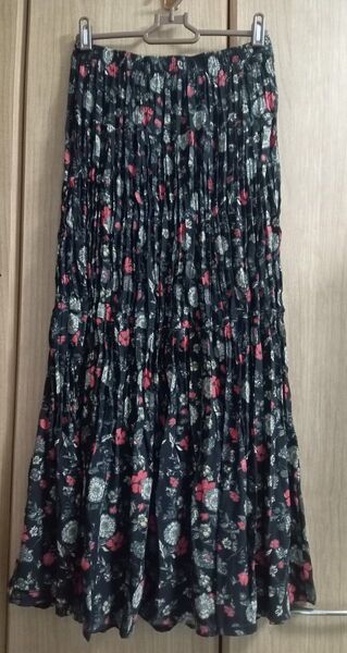INES DE LA FRESSANGE PARIS イネス ユニクロ ロングスカート 花柄 スカート ロング 総柄