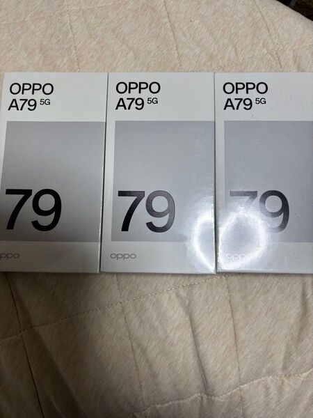3台OPPO A79 5G グリーン 新品未開封 ワイモバイル
