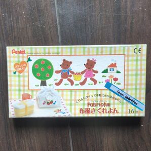 Pentel 布描きくれよん 16色