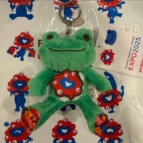 EXPO2025 かえるのピクルス マスコットキーホルダー ミャクミャク ビンドール カエルのピクルス 関西大阪万博 エキスポ
