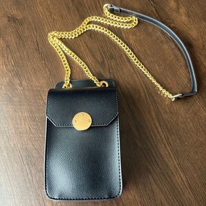 ショルダーバッグ スマホショルダー ブラック