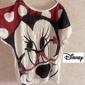 【ディズニー Disney】ビンテージ ミニーマウス 半袖シャツ Tシャツ カットソー プルオーバー ドルマンシャツ