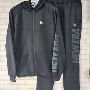 【新品同様美品】NEWERA ニューエラスウェットパーカー上下セット