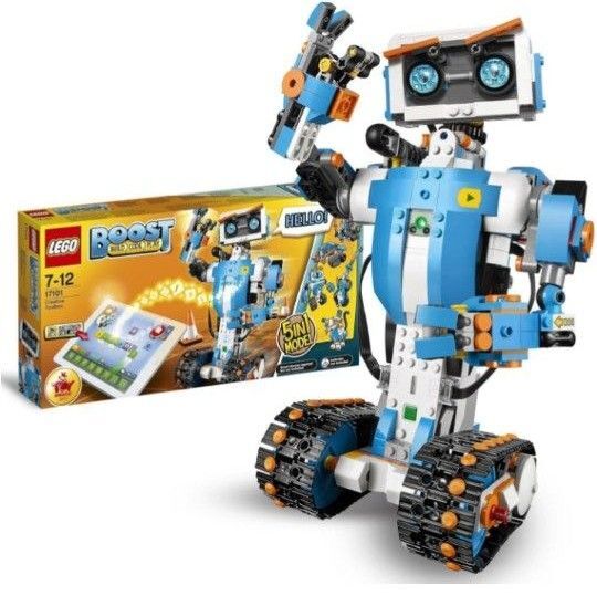 「レゴブースト クリエイティブ・ボックス 17101 」と「The LEGO BOOST Idea Book」セット