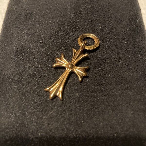 クロムハーツ 22k タイニークロス チャーム 美品 CHROME HEARTS