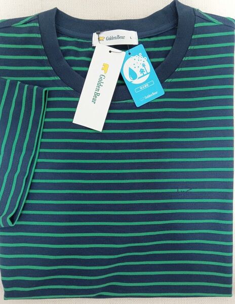 新品 ゴールデンベア メンズ Tシャツ ボーダー L