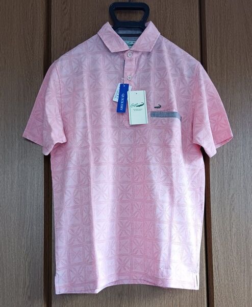 新品 クロコダイル メンズ 半袖ポロシャツ M
