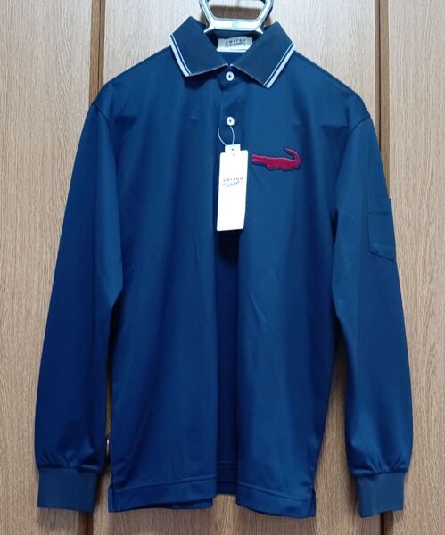 新品 クロコダイル スウィッチモーション 長袖ポロシャツ M