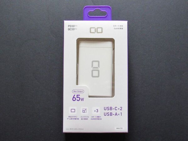 新品未開封★CIO-G65W2C1A-WH★GaN搭載コンパクト充電器 3ポート 65W