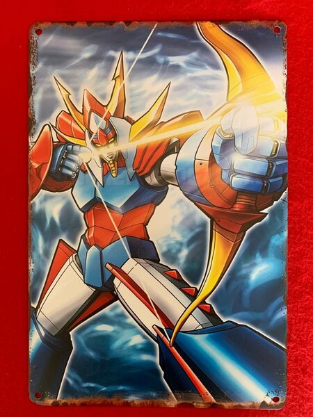 ◆勇者ライディーン◆ポスター◆金属製◆30X20cm◆超合金 フィギュア