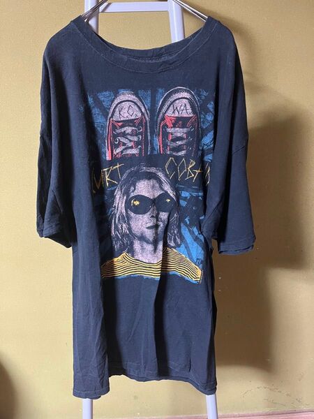ニルヴァーナ カートコバーン バンドTシャツ XL 黒 美品