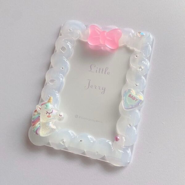 〔J625〕【再販商品】ホイップデコ 〔unicorn〕 B8 ユニコーン 硬質ケース トレカケースデコ
