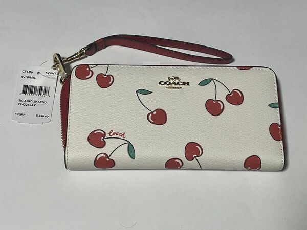 【新品未使用】COACH コーチ CF406 ホワイト