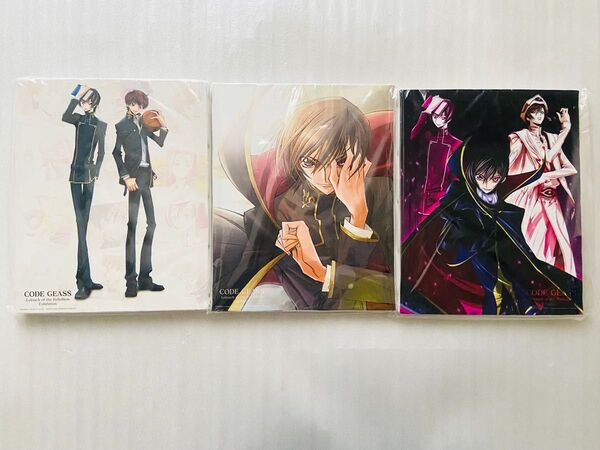 【コードギアス】キャンバス 反逆のルルーシュ展 ルルーシュ スザク 3点セット