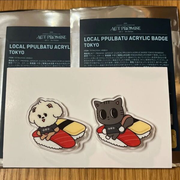 【バムグッ・ダゴニャン】ご当地 アクリルバッジ 東京・有明 TXT