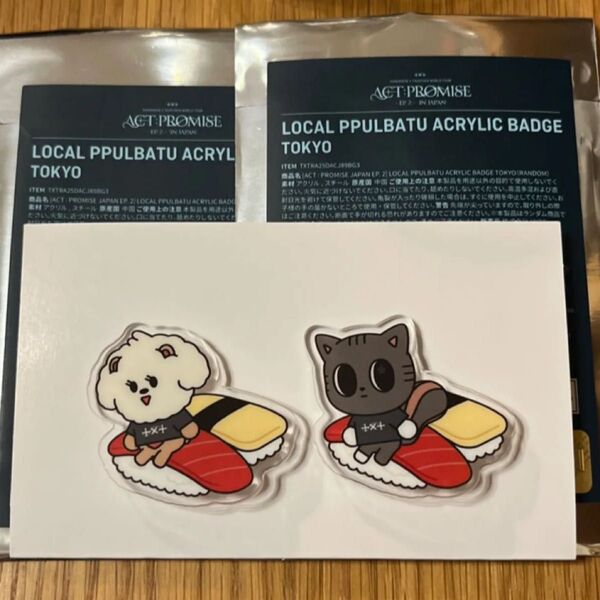 【バムグッ・ダゴニャン】ご当地 アクリルバッジ 東京・有明アリーナ TXT