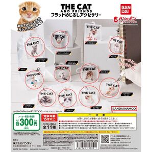 THE CAT AND FRIENDS フラットめじるしアクセサリー