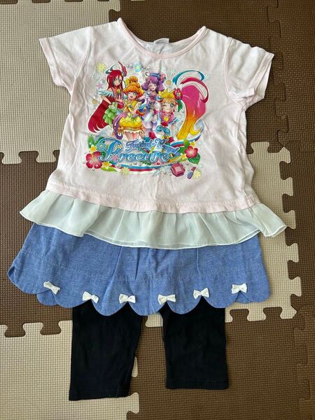 Tシャツ スカッツ 100cm トロピカルージュ プリキュア