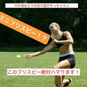 シリコン製 ミニフリスビー!! 大人がハマるフリスビー!! ジップチップ グラビティーディスク