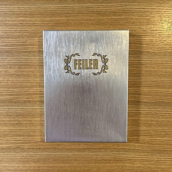 FEILER フェイラー タオルハンカチ フェイラーロゴ&花柄 シュニール織 シェニール織※2枚セット