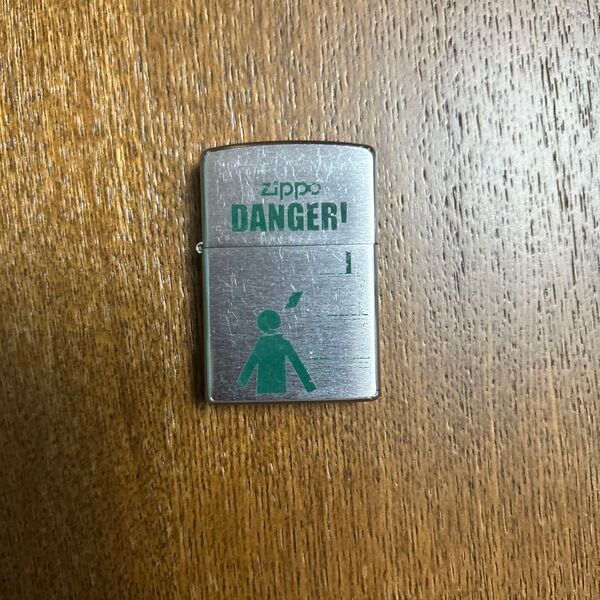 ZIPPO オイルライター DANGER シルバー