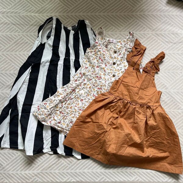 110cm ワンピース 3点セット 女の子