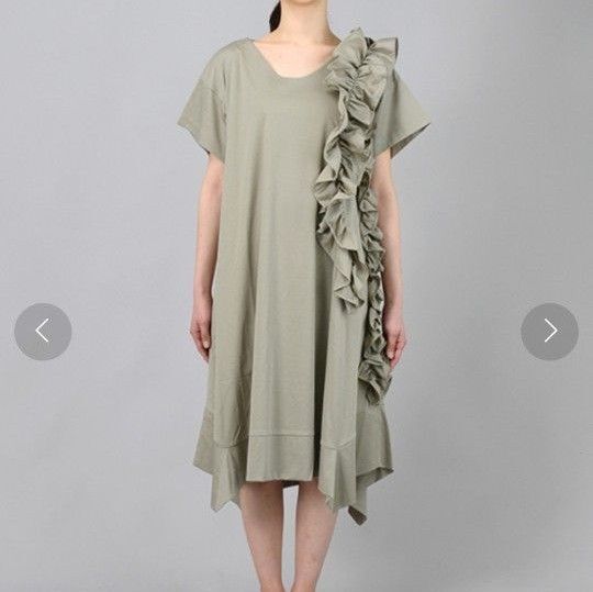 美品 TSUMORI CHISATO ツモリチサト クリアスムースワンピース コットン100% 伸縮