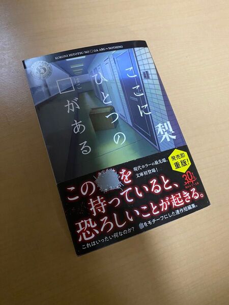 ここにひとつの□がある 梨 角川ホラー文庫