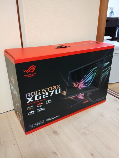ASUS 4K ゲーミングモニター ROG STRIX XG27UQ 27インチ 美品