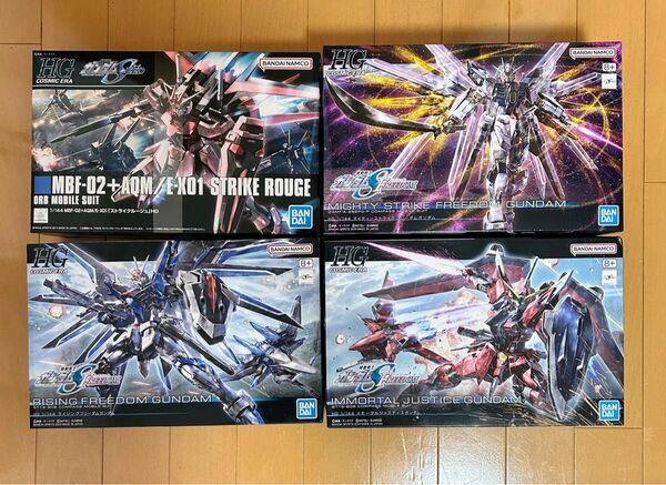 HG マイティーストライクフリーダム ライジングフリーダム ストライクルージュ いもー イモータルジャスティス ガンプラ未組立