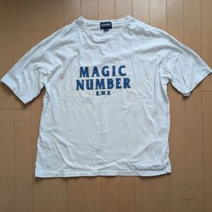 MAGIC NUMBER マジックナンバー コットン 白T