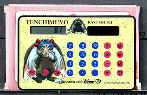 [Unused New Item][Delivery Free]1990s TenchiMuyo Ryo-Oh-ki SOLAR CALUCULATOR PIONEER LDC/AIC 天地無用!魎皇鬼 ソーラー電卓[tag1101]