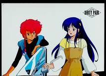 [Vintage][Delivery Free]1980s Dirty Pair B2 Poster ダーティペア MOVIC [tag2222]_画像2