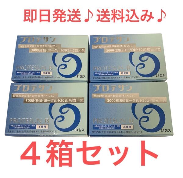 【新品・未開封】 プロテサンB 1.0g×31包 × 4箱セット(合計124包)