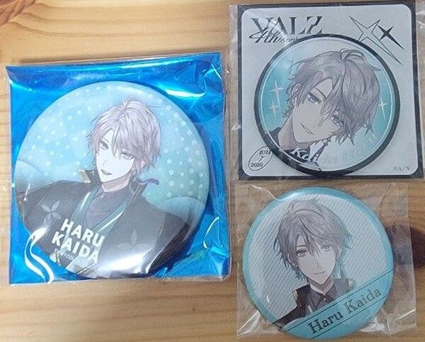 にじさんじ 甲斐田晴 ROF-MAO VΔLZ 4周年 4thAnniversary ジュエリー缶バッジ WelcomeGoods