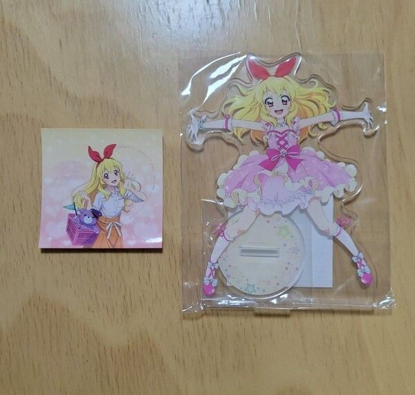 アイカツ 映画 シュガーリボンコーデ 星宮いちご アクリルスタンド 特典ステッカー