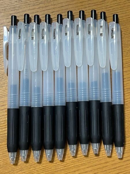 ASKULゲルインクボールペン黒0.5 10本 & おまけ2本