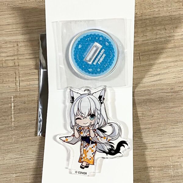 極楽湯 フロライフ ホロライブ 白上フブキ トレーディング アクリルスタンド ミニキャラver. アクスタ hololive