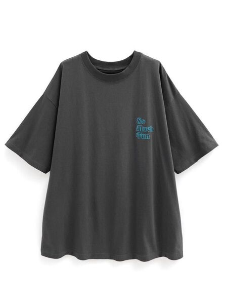 GRL ロゴプリントビッグTシャツ