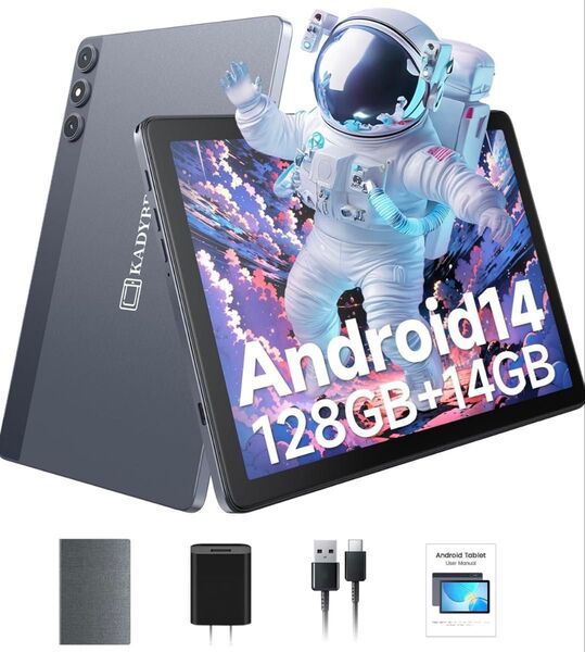10.1インチ Androidタブレット 14GB+128GB+1TB拡張 保護者管理機能 Bluetooth 大容量バッテリー
