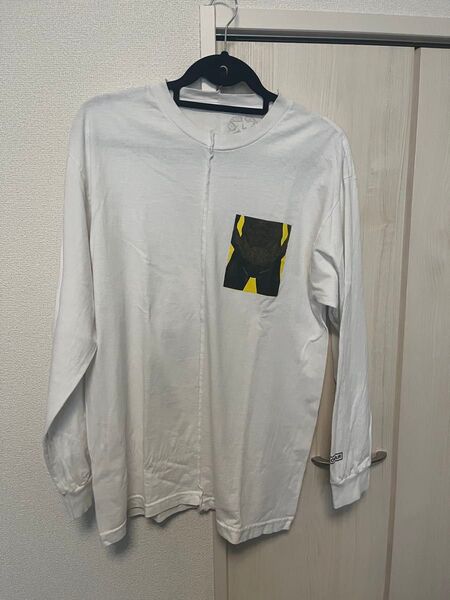 ONAIR 長袖Tシャツ ロンT 再構築 リメイク Lサイズ ホワイト