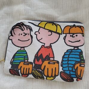 チャーリーブラウン スヌーピー ハンドメイド ポーチ