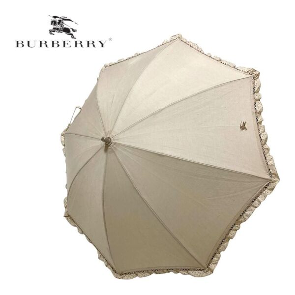 BURBERRY バーバリー 日傘 ベージュ 81cm ノバチェック 日焼け対策
