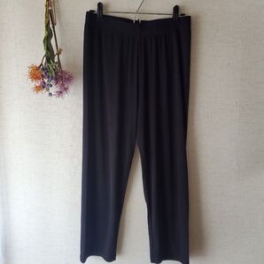 ☆パンツ☆イージーパンツ☆ブラック☆Lサイズ☆透け感あり☆