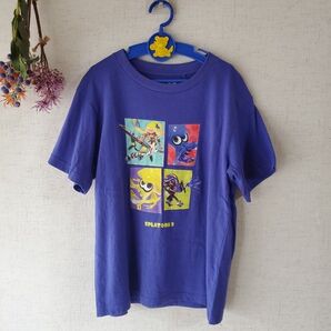 ☆UNIQLO☆スプラトゥーン3☆Tシャツ☆パープル☆140cm☆