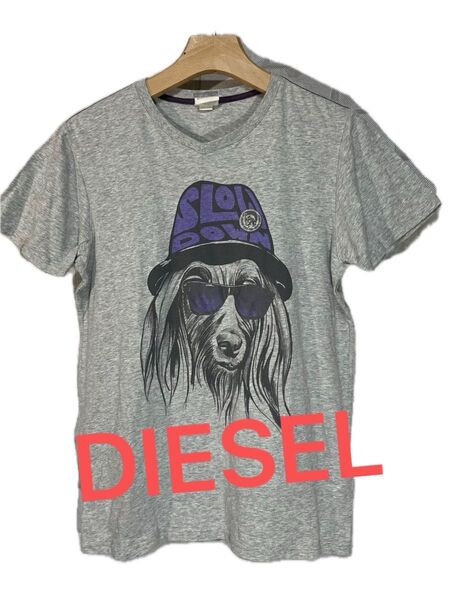 【DIESEL】ディーゼル 犬 ブレイブマン 半袖Tシャツ カットソー