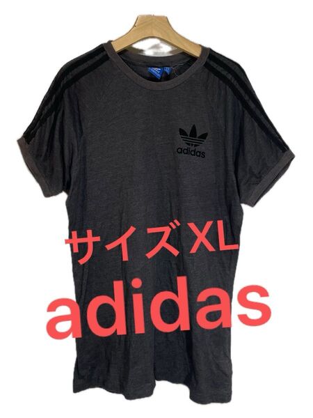 【adidas】アディダス 3本ライン トレフォイルロゴ 半袖Tシャツ