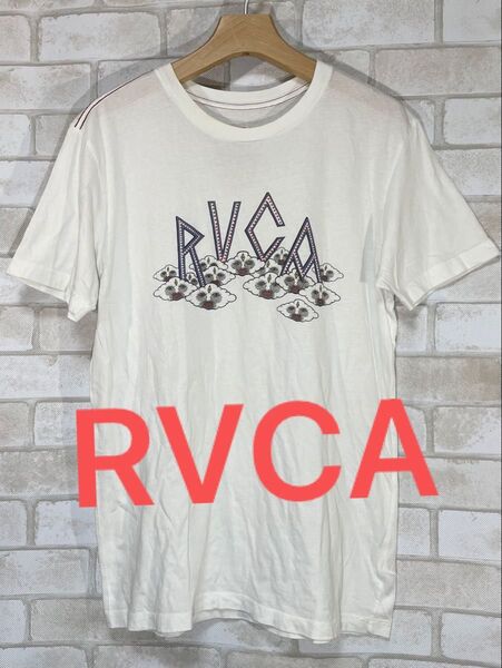 【RVCA】ルーカ ロゴ ゆるだぼ プリント 半袖Tシャツ カットソー