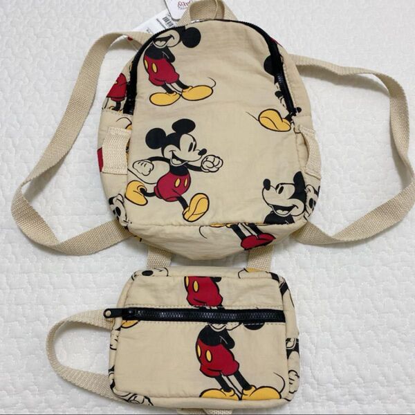 新品 ZARABABY ザラベイビー ミッキー リュック 2way ザラ mickey Disney ディズニー カバン 子供用