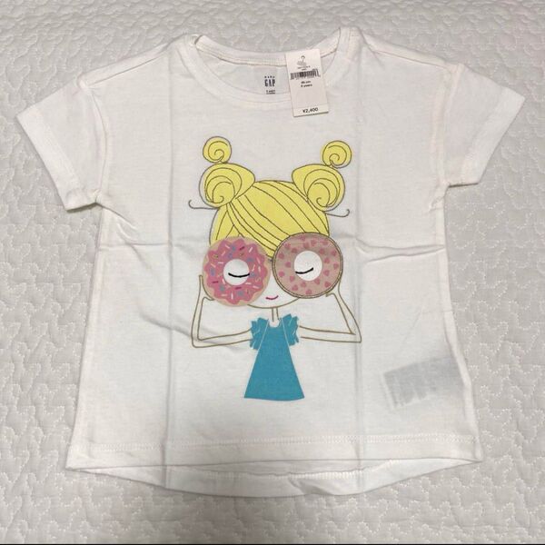 新品 Baby GAP ベビーギャップ Tシャツ 95サイズ 半袖 女の子 キッズ ベビー 半袖Tシャツ